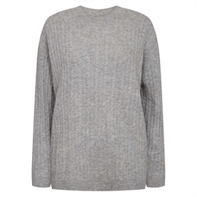 Copenhagen Muse CMCASHA Pullover, Light Grey Melange 